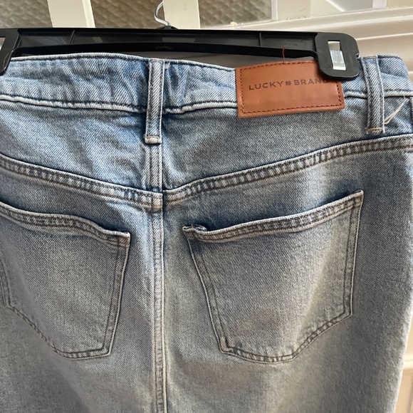 Lucky brand Midi Skirt in faded wash size 4/27 - Picture 4 of 5